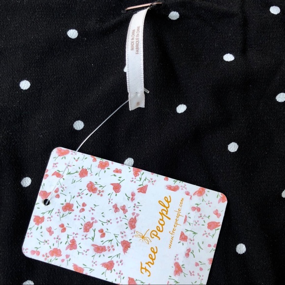 💸SOLD💸Free People All Yours Mini Polka Dot Dress - Picture 7 of 7